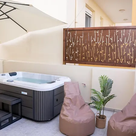 Michalis With Outdoor Jacuzzi Апартаменты Ретимно