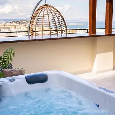 Michalis With Outdoor Jacuzzi Apartment Rethymno (Crete)