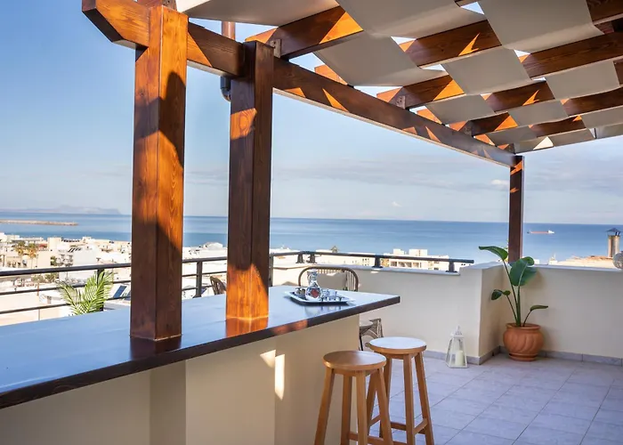 Michalis With Outdoor Jacuzzi Apartament Retimno